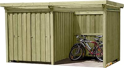 Hori® Gartenhaus I Gerätehaus Herning aus Holz I nordische Fichte ...